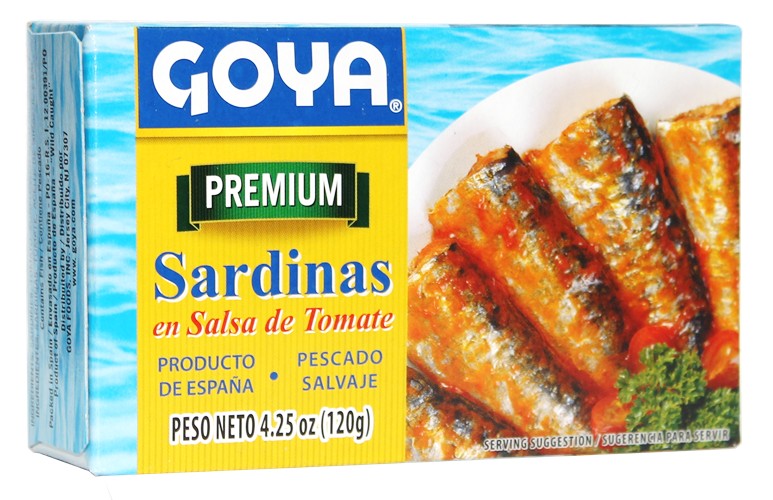 Goya Sardines in Tomato Sauce- Sardinas 4.25 Oz